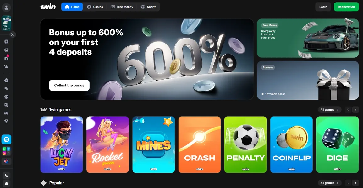 Finding Site to Perform 1 win Login